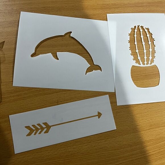 Diamant Tile Stencil large tacky spray and brush - Picture 4 of 9